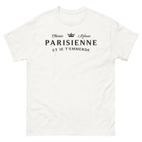 Thumbnail for T-shirt Chieuse Parisienne blanc - chieuse parisienne et je t'emmerde
