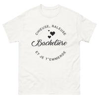 Thumbnail for T-shirt Chieuse râleuse bachelière blanc - clin d'œil insolent