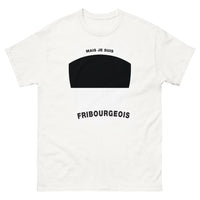 Thumbnail for T-shirt Fribourgeois blanc - Je ne suis pas parfait, mais je suis Fribourgeois