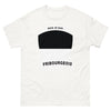 T-shirt Fribourgeois blanc - Je ne suis pas parfait, mais je suis Fribourgeois