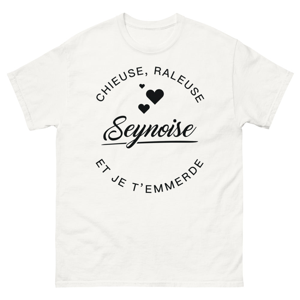 T-shirt Seynoise blanc - chieuse râleuse