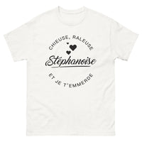 Thumbnail for T-shirt Stéphanoise blanc - chieuse râleuse au panache