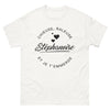 T-shirt Stéphanoise blanc - chieuse râleuse au panache