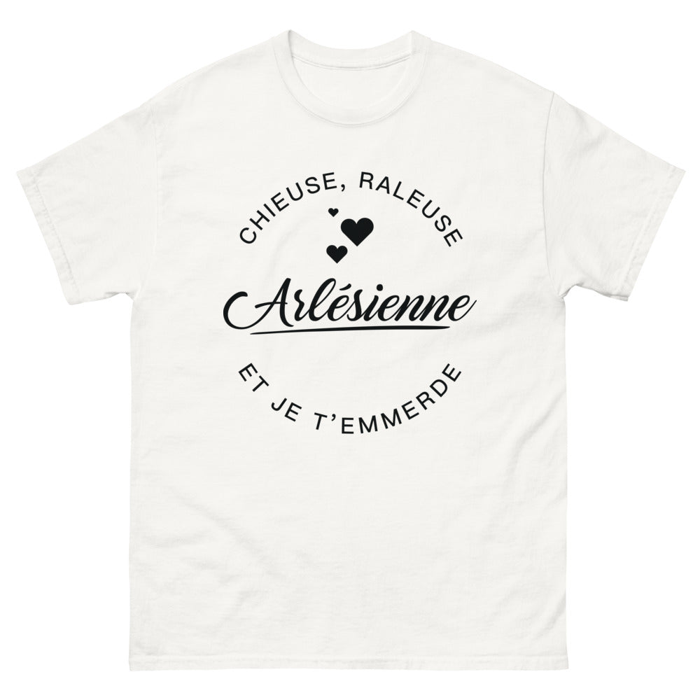 T-shirt Arlésienne blanc - chieuse râleuse