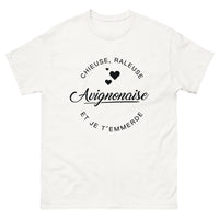 Thumbnail for T-shirt Avignonaise blanc - Je t'emmerde