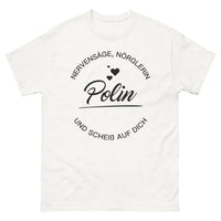 Thumbnail for Nervensäge Polin-Fans Weiss T-Shirt - Polnischer Humor