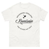 T-shirt Nörglerin Rumänin weiß - scheiß auf dich
