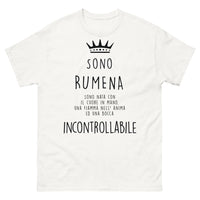 Thumbnail for T-Shirt Sono Rumena bianco - cuore in mano