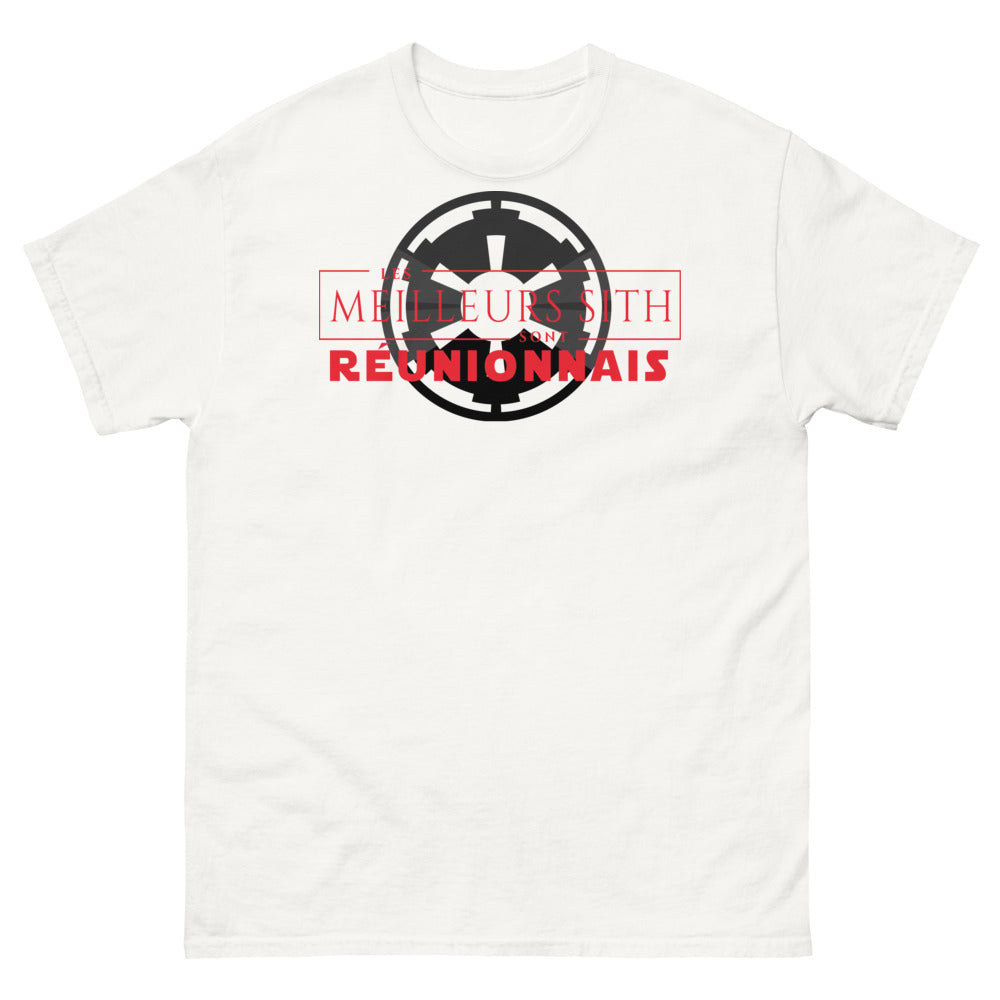 T-shirt réunionnais blanc - Les Meilleurs Sith sont Réunionnais