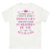 T-shirt Auxiliaire de Vie et Princesse blanc - double identité