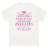 T-shirt princesse et avocate blanc - royauté et justice