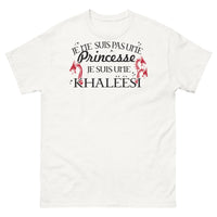 Thumbnail for T-shirt Khaleesi blanc - Je ne suis pas princesse, je suis Khaleesi