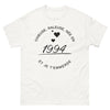 T-shirt Attitude française blanc - chieuse râleuse 1994