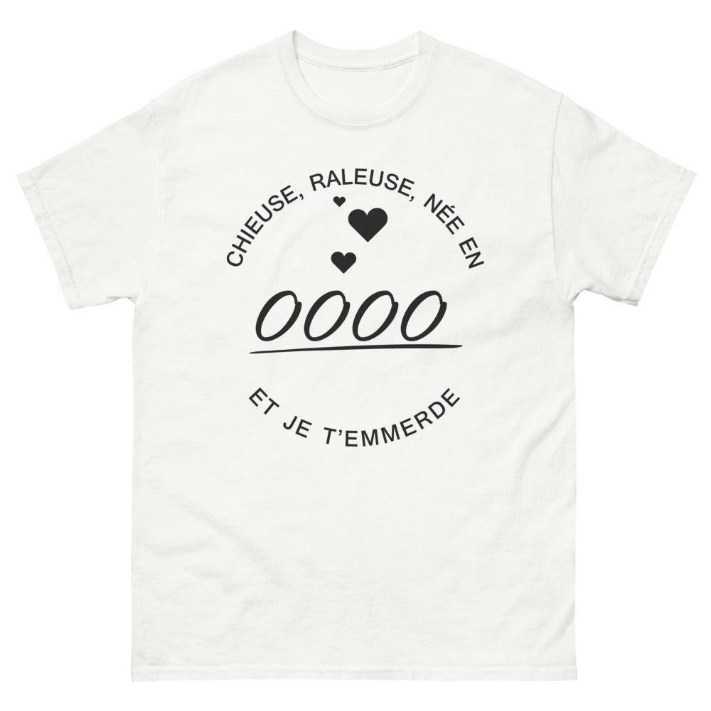 T-shirt France blanc - Chieuse râleuse