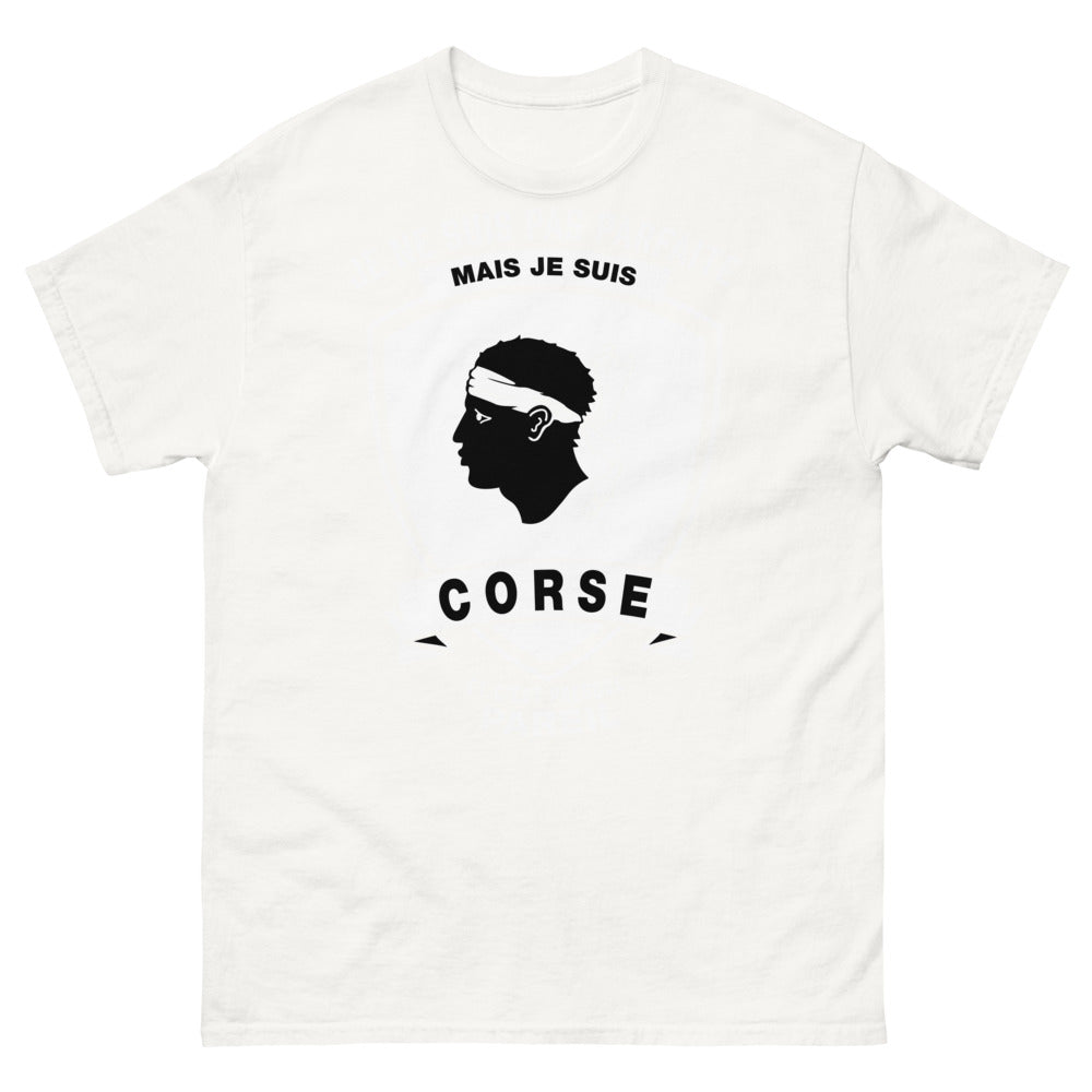 T-shirt Corse blanc - Je ne suis pas parfaite mais je suis Corse