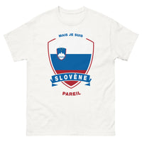 Thumbnail for T-shirt Slovène blanc - humour et fierté