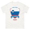 T-shirt Slovène blanc - humour et fierté