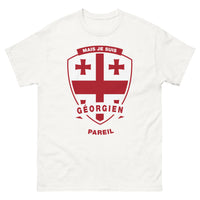 Thumbnail for T-shirt Géorgien blanc - Je ne suis pas parfait mais je suis Géorgien