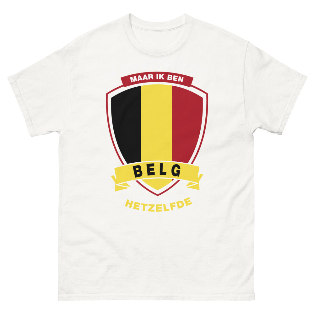 T-shirt belgisch blanc - Ik ben Belg