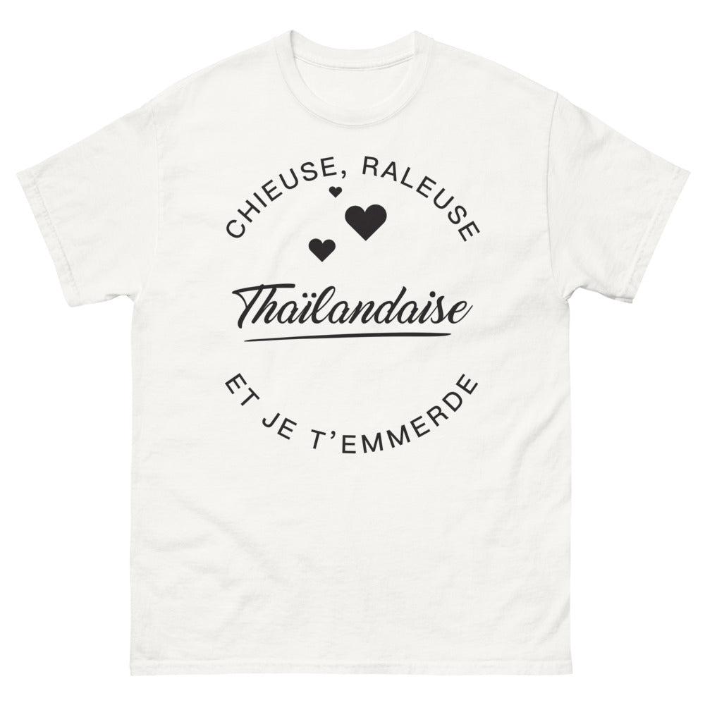 T-shirt Thaïlandaise blanc - chieuse râleuse