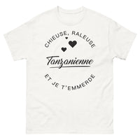 Thumbnail for T-shirt Tanzanienne blanc - chieuse râleuse et fière