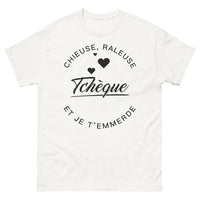 Thumbnail for T-shirt tchèque blanc - chieuse râleuse sans filtre