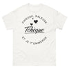 T-shirt tchèque blanc - chieuse râleuse sans filtre