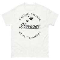 Thumbnail for T-shirt Slovaque blanc - chieuse râleuse