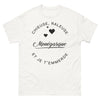 T-shirt Monégasque blanc - Chieuse râleuse