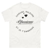 T-shirt lituanienne blanc - chieuse râleuse, je t'emmerde