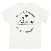 Thumbnail for T-shirt Libanaise blanc - chieuse râleuse