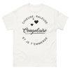 T-shirt Congolaise blanc - chieuse râleuse fière