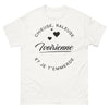 T-shirt ivoirienne blanc - chieuse râleuse et humour franc