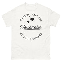 Thumbnail for T-shirt Jamaïque blanc - chieuse râleuse attitude