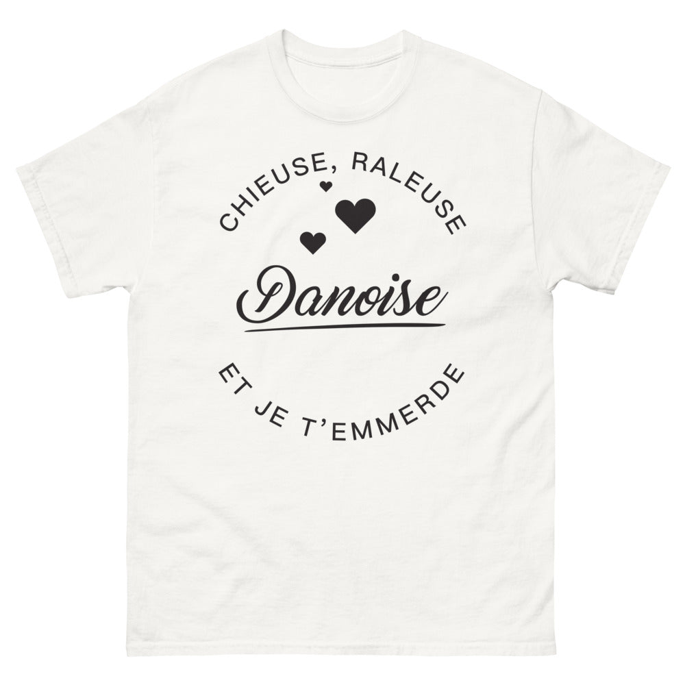T-shirt Danoise blanc - chieuse et râleuse