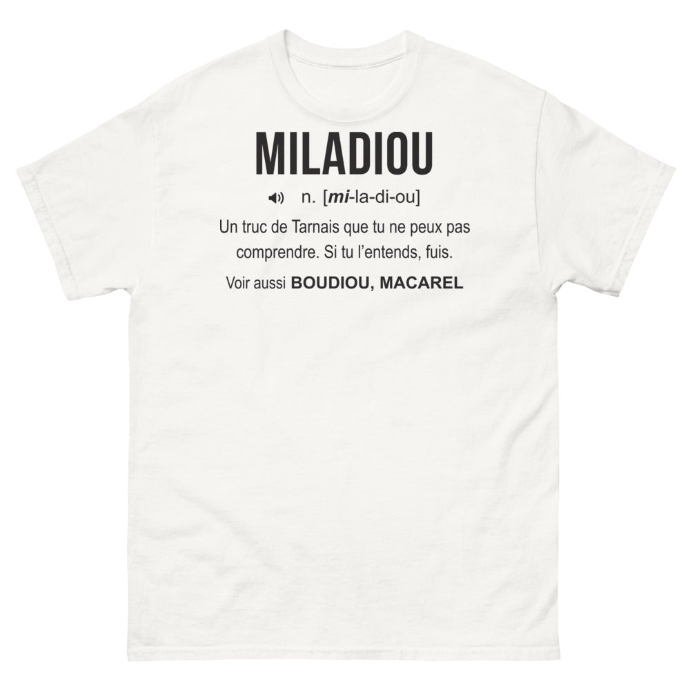 T-shirt Tarnais blanc - Miladiou