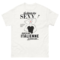 Thumbnail for T-shirt Italie blanc - je déteste être sexy