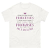 T-shirt Polonaise et Princesse blanc - certaines filles rêvent de devenir princesses, d'autres rêvent de devenir Polonaises