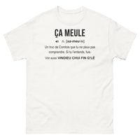 Thumbnail for T-shirt Franche-Comté blanc - ça meule un truc de Comtois