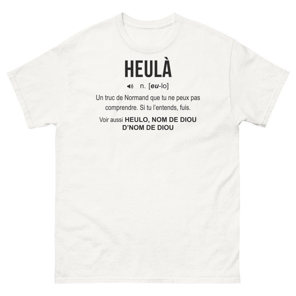 T-shirt Normand blanc - Heula accent normand