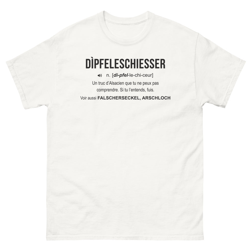 T-shirt Alsace blanc - Dipfeleschiesser