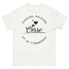 T-shirt Corse blanc - chieuse râleuse et fierté insulaire