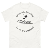 Thumbnail for T-shirt Italienne blanc - chieuse râleuse