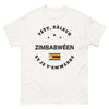 T-shirt zimbabwéen blanc - Râleur Zimbabwéen et je t'emmerde