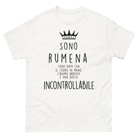 Thumbnail for T-Shirt Rumeno bianco - cuore in mano