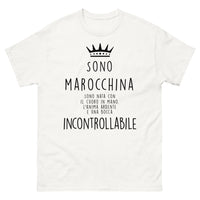 Thumbnail for T-shirt Marocchina blanc - coeur ardent et âme libre