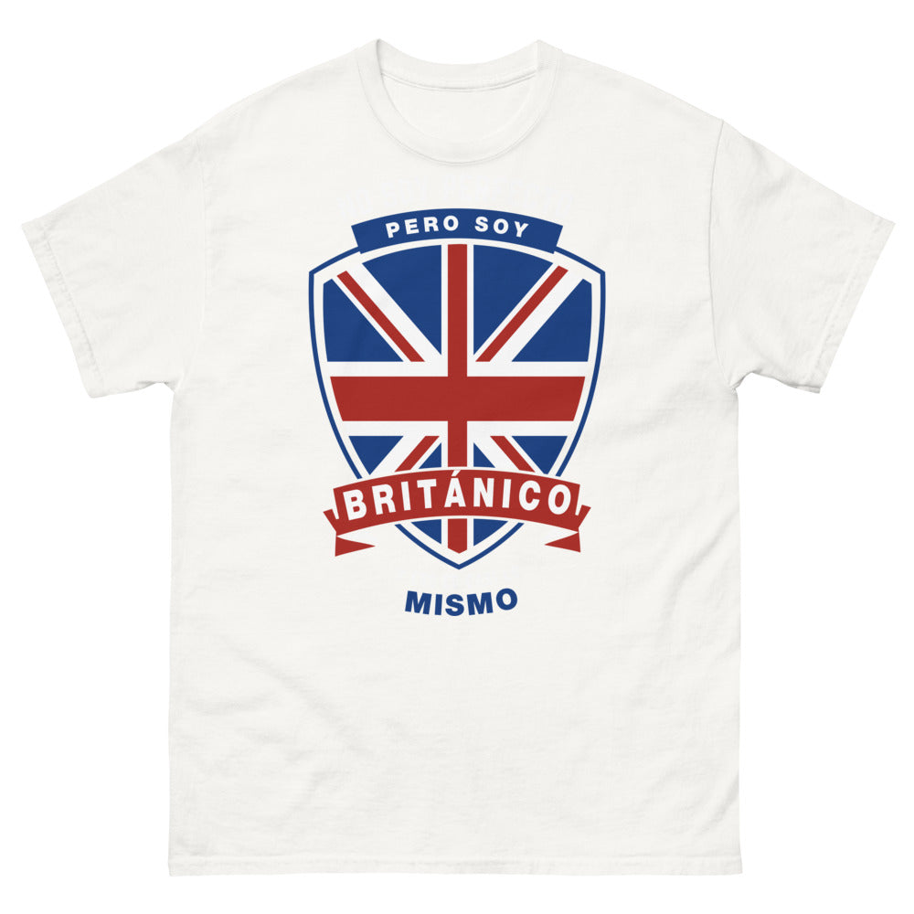 T-shirt Royaume-Uni blanc - No soy perfecto, pero soy británico