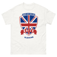 Thumbnail for T-shirt Royaume-Uni blanc - Ich bin nicht perfekt, aber ein Brite
