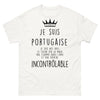 T-shirt portugaise blanc - cœur sur la main