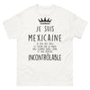 T-shirt Mexicaine blanc - cœur sur la main et flamme dans l'âme
